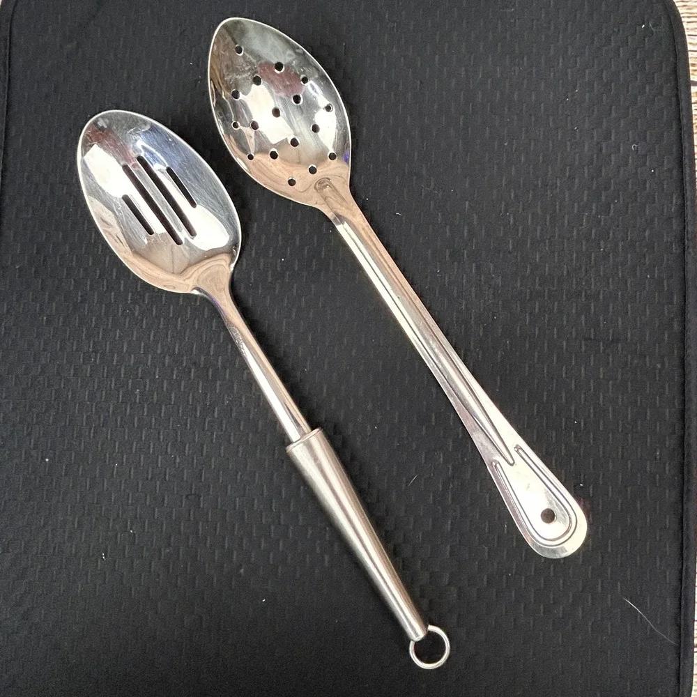 Progressive International S/S Slotted &‎ Unbranded Perforated Serving Spoon